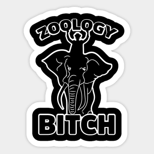 Zoology Bitch Sticker